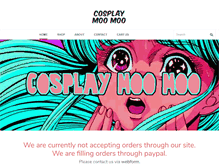 Tablet Screenshot of cosplaymoomoo.com